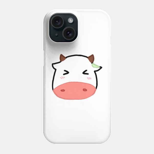 Light Green Cow Phone Case by chillayx