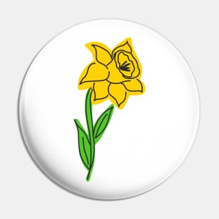 Daffodil Pin