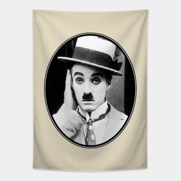 Charlie Chaplin: Golden Silents Tapestry by Noir-N-More