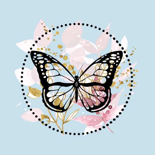 BOHO Butterfly Design by MCALTees