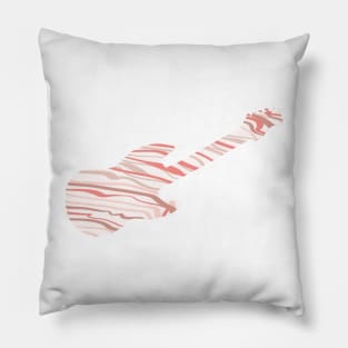 Guitar Abstract 5 Pillow