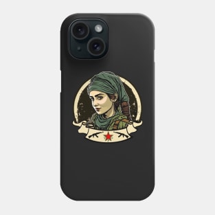 Solidarity with the YPJ / YPG Kurdish Phone Case