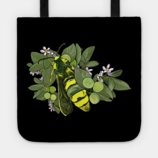 Hornet Moths and Limes Tote