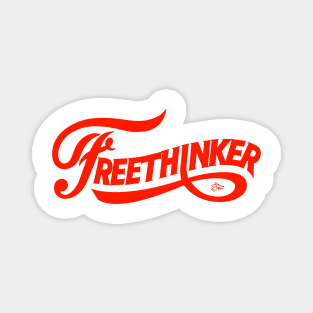 FreeThinker Vintage by Tai's Tees Magnet