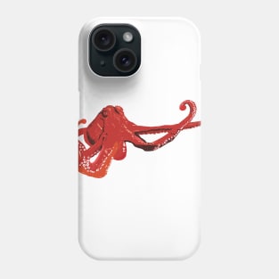 Red Octopus Phone Case