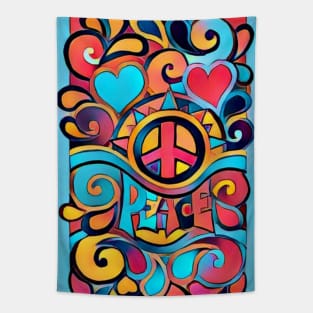 Peace and Love Tapestry