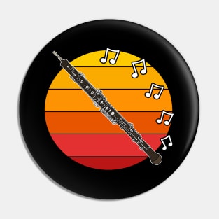 Oboe Summer Festival Oboist Woodwind Musician Pin