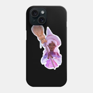 Pink witch Phone Case