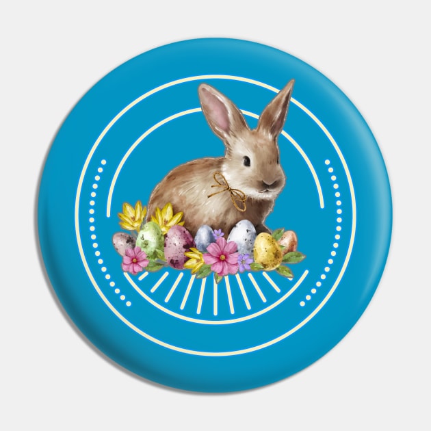 Easter Bunny Pin by letnothingstopyou