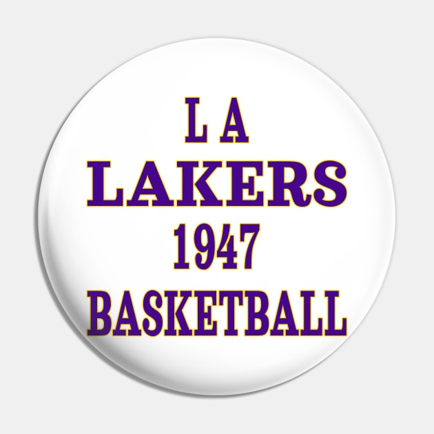 Los Angeles Lakers Classic Pin by Medo Creations