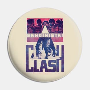 The Clash tour graphic Pin