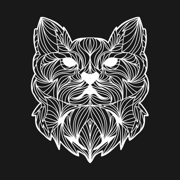 Geometric Cat - Geometric - T-Shirt | TeePublic