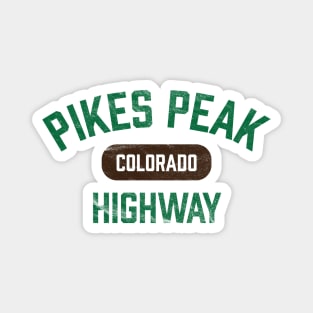 Pikes Peak Highway - Colorado Rocky Mountains Magnet