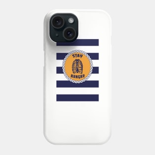 Stay Hungry Blue Stripes Phone Case