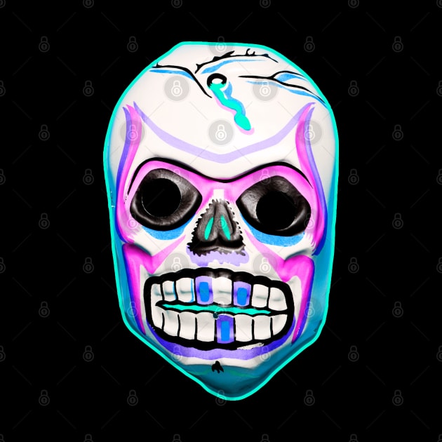 Big Toothed Skull Mask by TJWDraws