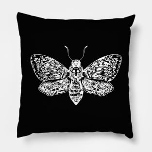 Dead head moth Pillow