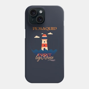 Pemaquid point lighthouse Phone Case