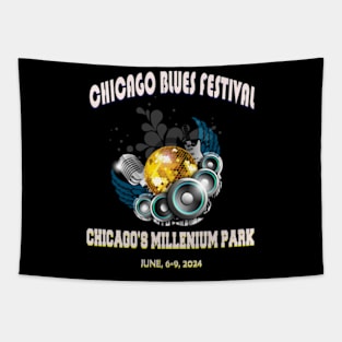 CHICAGO BLUES FESTIVAL T SHIRT Tapestry