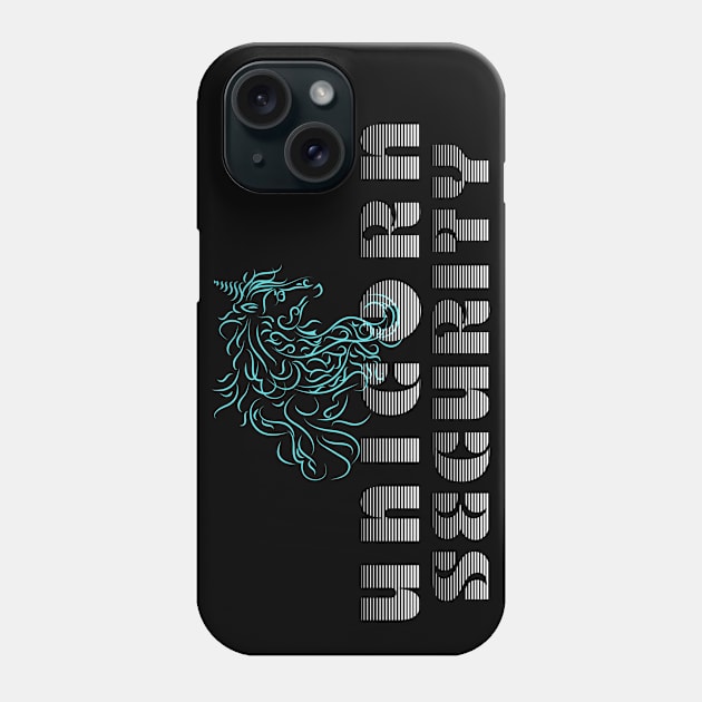 Unicorn Security Phone Case by Tailor twist