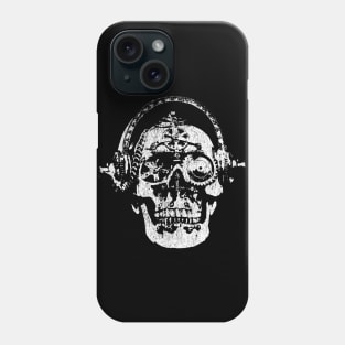 Mechanical Skull with Headphones - Heavy Metal Phone Case