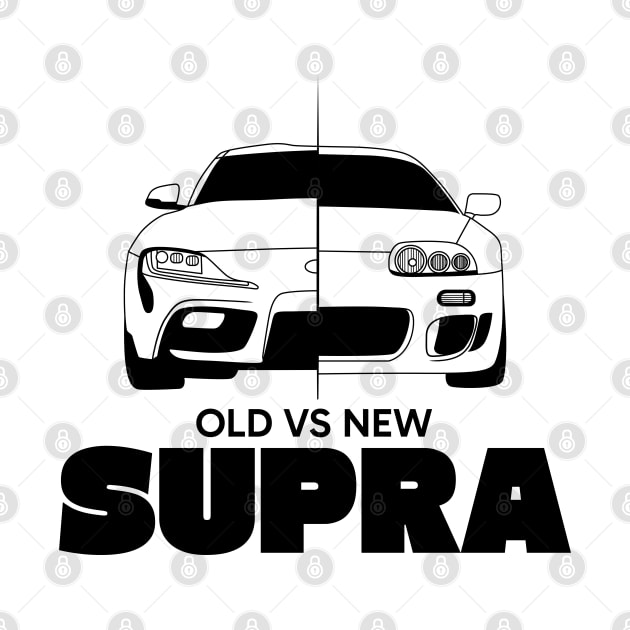 Old vs New Supra Black Outline by kindacoolbutnotreally