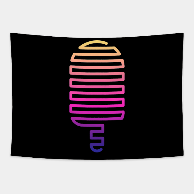 Linear Ice Cream Tapestry by MadeByBono