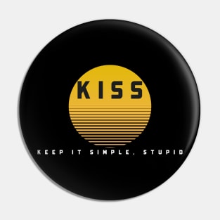 bodysurf kiss Pin