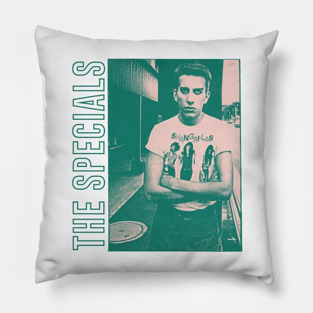 The Specials  •  •  Retro Style Aesthetic Design Pillow by unknown_pleasures