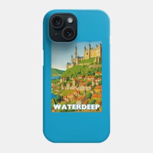 Waterdeep Tourism Poster - Sword Coast D&D Art Phone Case