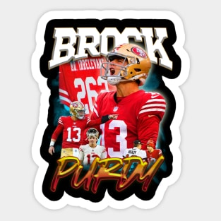 Brock Purdy San Francisco 49ers Glossy Sticker Vinyl Laminate, Self  Adhesive