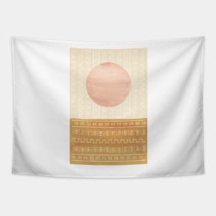 Abstract boho sunset Tapestry