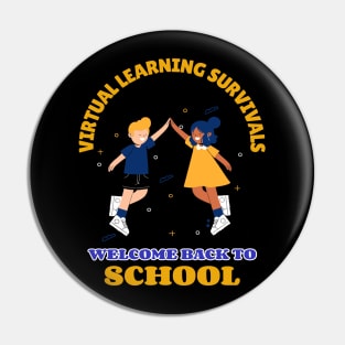 Virtual Learning Survivals Pin