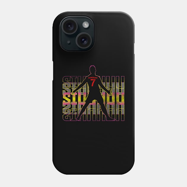 Siuuuuuu Cristiano Ronaldo kids 1 Phone Case by ysmnlettering