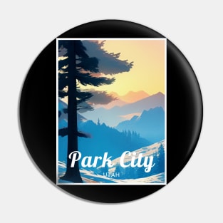 Park City Utah United States ski Pin