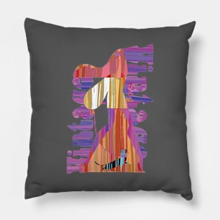 Retro Cartoon Party Birthday Gift For Women Pillow