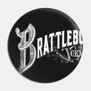 Vintage Brattleboro, VT Pin