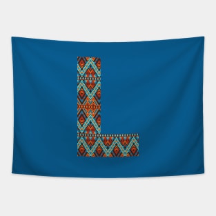 Letter L- boho design Tapestry