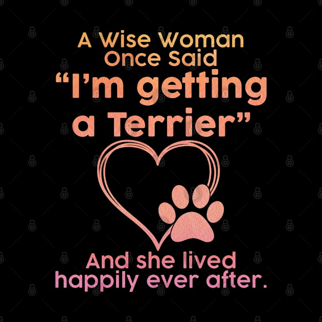 Terrier dog mom pet lover gift . Perfect present for mother dad friend him or her by SerenityByAlex