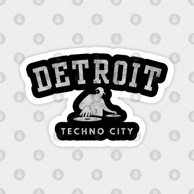 Detroit Techno City Magnet by Stylecombinator