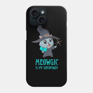 Cute Cat Magic Wizard Kitty Funny Gamer Phone Case