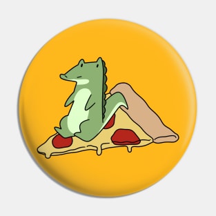 Little Alligator Big Pizza Pin