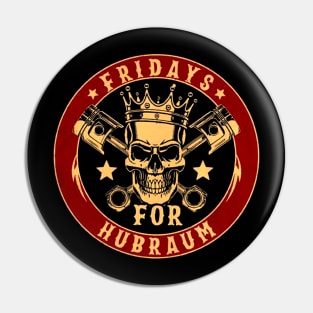 Skull Fridays for Hubraum Motorcycle Club Pin