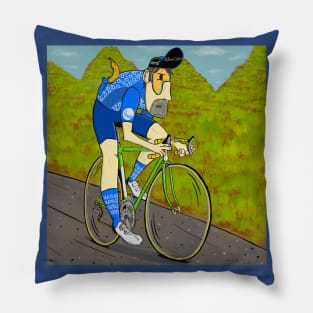 Road Cyclist Pillow