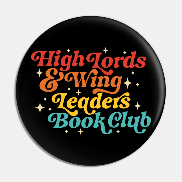 High Lords & Wing Leaders Book Club Pin by yamatonadira