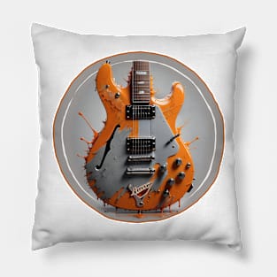 Abstract SG Guitar Pillow