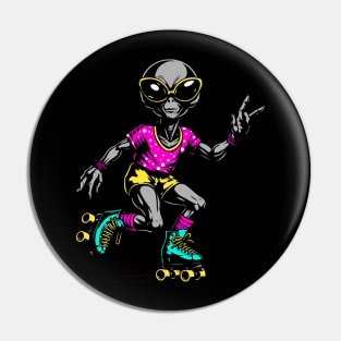 Alien having fun Pin