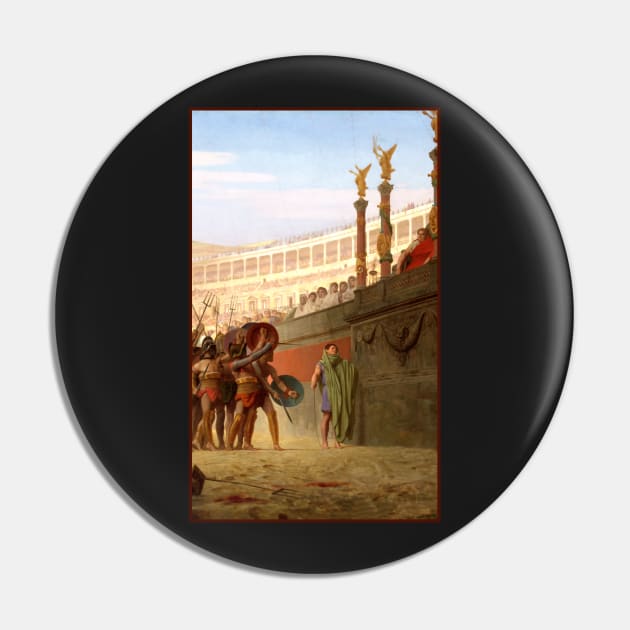 Ave Caesar by Gerome Pin by academic-art