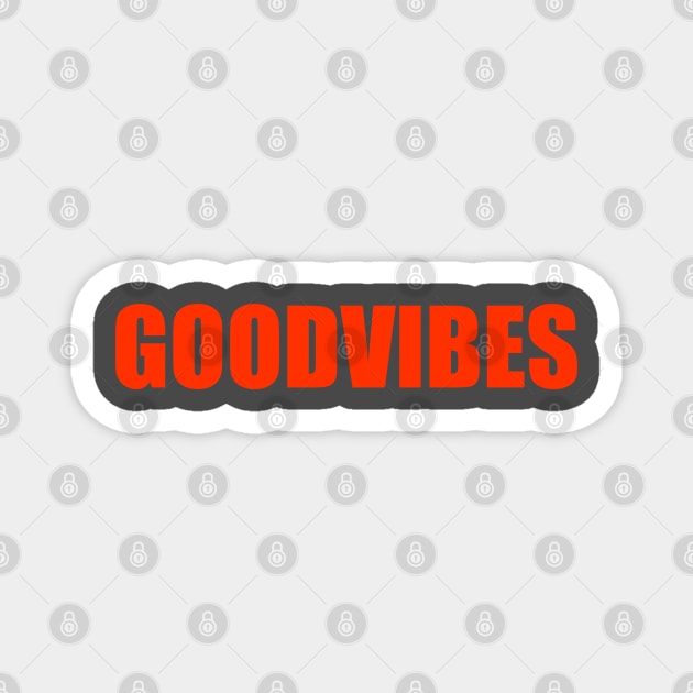 Good vibes Magnet by Mbahdor