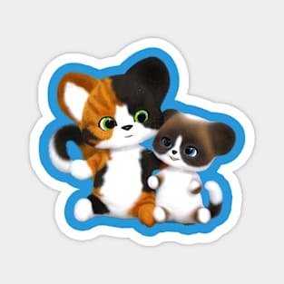 Adorable Kitty Cats Magnet
