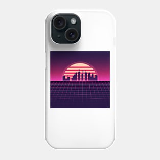 Midnight Sky-Synthwave Phone Case